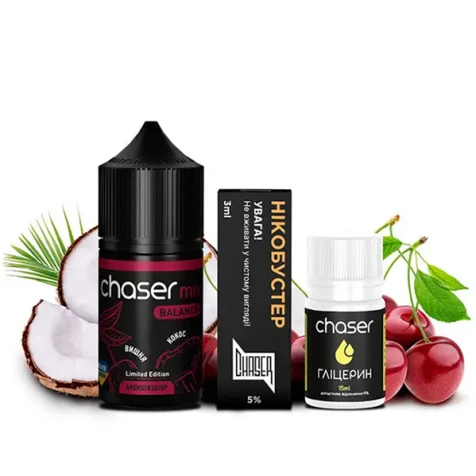 Набір Для Самозамісу Chaser Mix Cherry Coconut (Вишня Кокос) 30 мл
