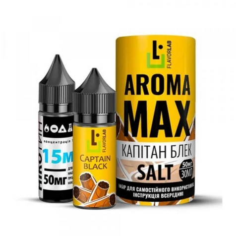 Набор Для Самозамеса Flavorlab Aroma Max Captain Black (Капитан Блэк) 30 мл