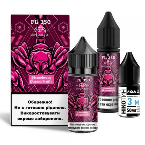 Набор Для Самозамеса Flavorlab FL350 Classic Strawberry Dragonfruit (Клубника Дракиний Фрукт) 30 мл
