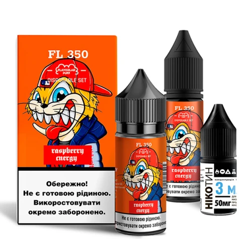 Набор Для Самозамеса Flavorlab FL350 Classic Raspberry Energy (Малина Энергетик) 30 мл