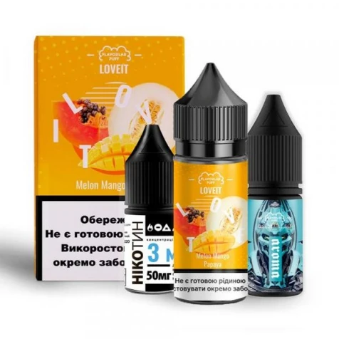 Набор Для Самозамеса Flavorlab Love IT Melon Mango Papaya (Дыня Манго Папайя) 30 мл
