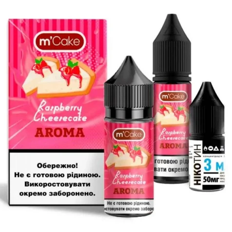 Набор Для Самозамеса Flavorlab M-Cake Raspberry Cheesecake (Малиновый Чизкейк) 30 мл