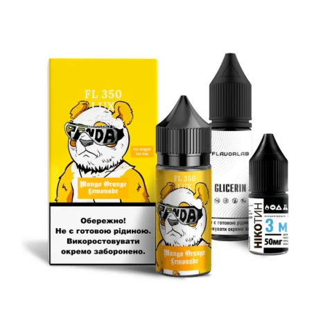 Набір Для Самозамісу Flavorlab FL350 Lux Mango Orange Lemonade (Манго Апельсин Лимонад) 30 мл
