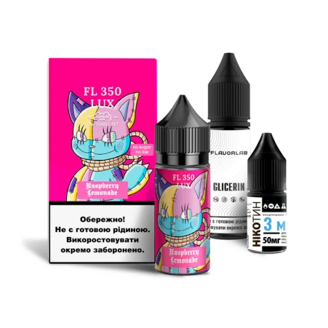 Набір Для Самозамісу Flavorlab FL350 Lux Raspberry Lemonade (Малина Лимонад) 30 мл