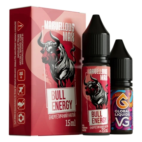 Набор Для Самозамеса Marvellous Max Bull Energy (Бул Энергетик) 15 мл