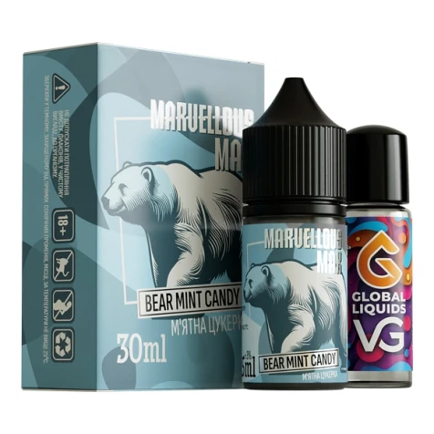 Набір Для Самозамісу Marvellous Max Bear Mint Candy (Беар М'ята Цукерки) 30 мл