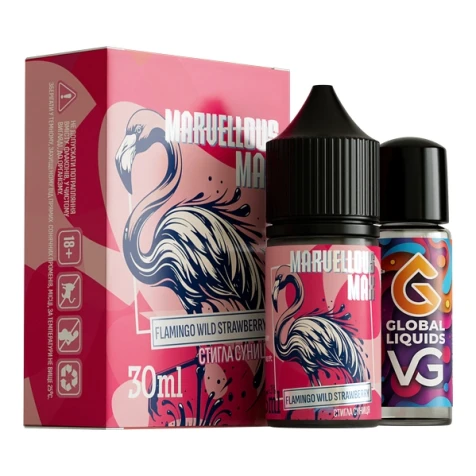 Набор Для Самозамеса Marvellous Max Flamingo Wild Strawberry (Фламинго Дикая Клубника) 30 мл