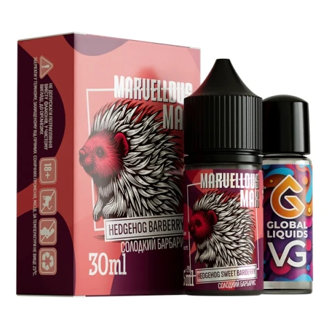 Набір Для Самозамісу Marvellous Max Hedgehog Sweet Barberry (Хеджхог Солодкий Барбарис) 30 мл