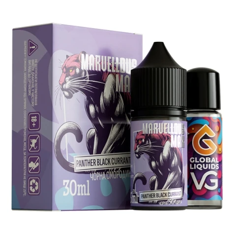 Набор Для Самозамеса Marvellous Max Panther Black Currant (Пантер Черная Смородина) 30 мл
