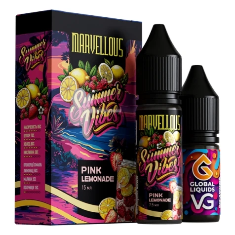 Набор Для Самозамеса Marvellous Summer Vibes Pink Lemonade (Розовый Лимонад) 15 мл