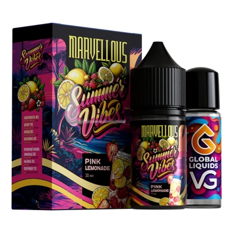 Набор Для Самозамеса Marvellous Summer Vibes Pink Lemonade (Розовый Лимонад) 30 мл