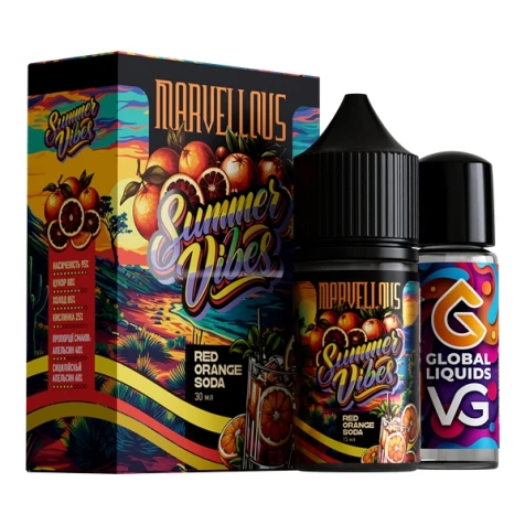 Набор Для Самозамеса Marvellous Summer Vibes Red Orange Soda (Красный Апельсин Содовая) 30 мл