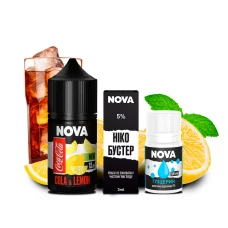 Набор Для Самозамеса Nova Cola Lemon (Кола Лимон) 30 мл