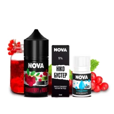 Набор Для Самозамеса Nova Cranberry Mors (Клюквенный Морс) 30 мл