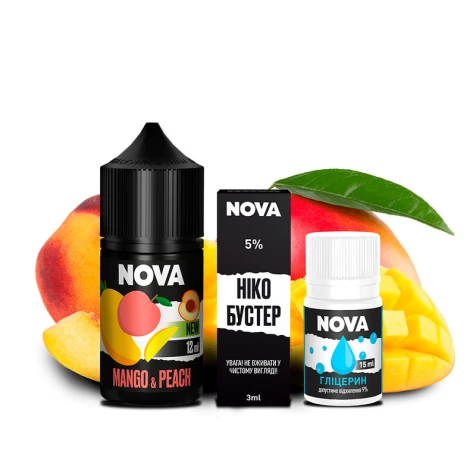 Набор Для Самозамеса Nova Mango Peach (Манго Персик) 30 мл