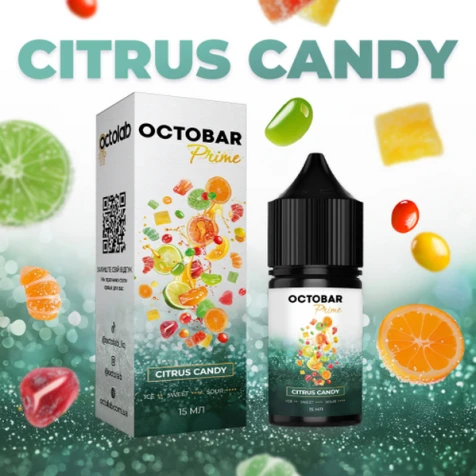 Набір Для Самозамісу Octobar Prime Citrus Candy (Цитрус Цукерки) 30 мл