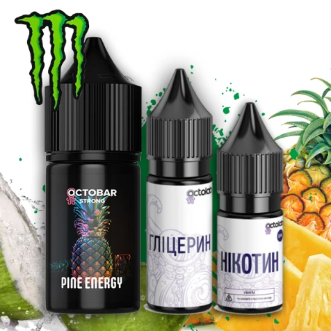 Набор Для Самозамеса Octobar Strong Pine Energy (Пайн Энергетик) 30 мл