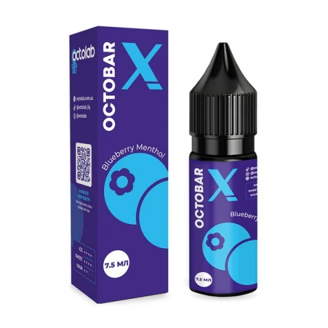Набор Для Самозамеса Octobar X Blueberry Menthol (Черника Ментол) 15 мл