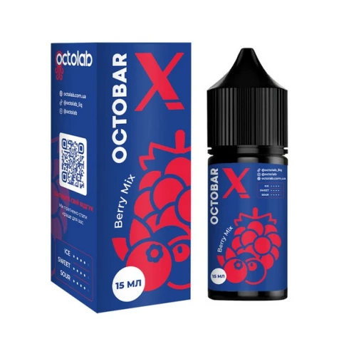 Набір Для Самозамісу Octobar X Berry Mix (Ягоди Мікс) 30 мл
