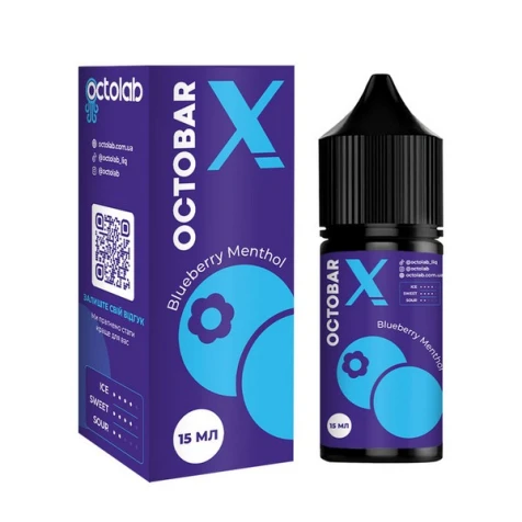 Набор Для Самозамеса Octobar X Blueberry Menthol (Черника Ментол) 30 мл