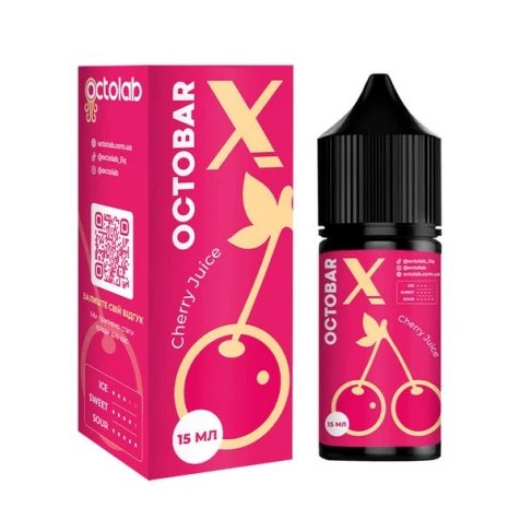 Набор Для Самозамеса Octobar X Cherry Juice (Вишневый Сок) 30 мл