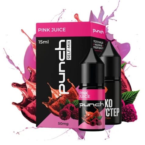 Набор Для Самозамеса Punch Pink Juice (Розовый Сок) 15 мл