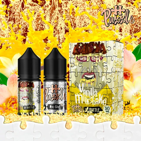 Набор Для Самозамеса Puzzle In Bottle Vanilla Milkshake (Ванильный Милкшейк) 30 мл