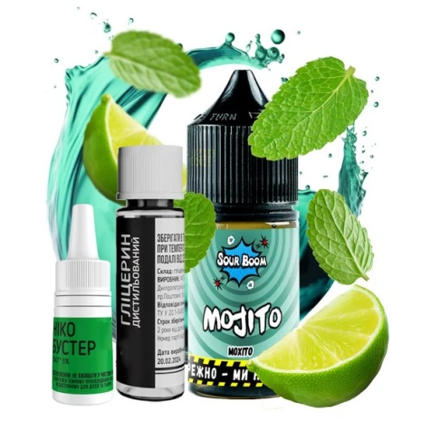 Набор Для Самозамеса Sour Boom Mojito (Мохито) 15 мл