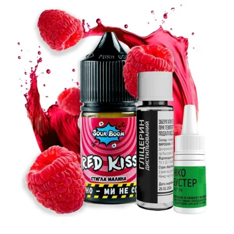 Набор Для Самозамеса Sour Boom Red Kiss (Рэд Кис) 15 мл