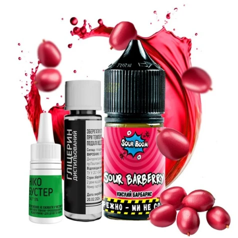 Набор Для Самозамеса Sour Boom Sour Barberry (Кислый Барабарис) 15 мл