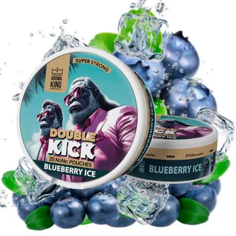 Бездымный табак Aroma King Double Kick Blueberry Ice (Черника Лёд)