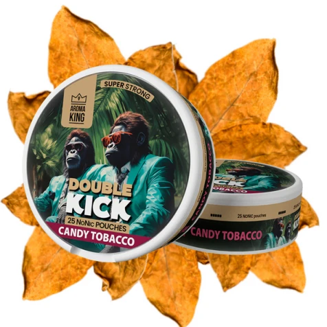 Бездимний тютюн Aroma King Double Kick Candy Tobacco (Цукерка Тютюн)