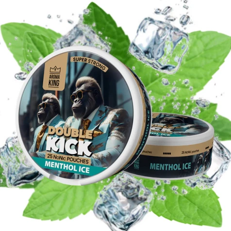 Бездымный табак Aroma King Double Kick Menthol Ice (Ментол Лёд)