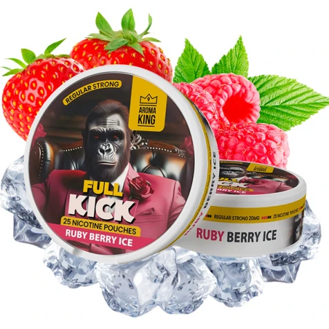 Бездымный табак Aroma King Full Kick Ruby Berry Ice (Руби Ягода Лёд)