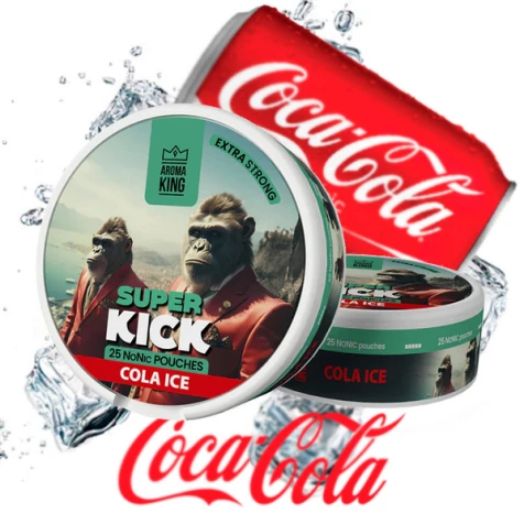 Бездымный табак Aroma King Super Kick Cola Ice (Кола Лёд)