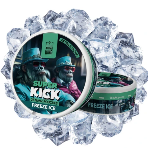 Бездымный табак Aroma King Super Kick Freeze Ice (Фризи Лёд)