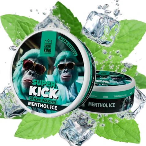 Бездымный табак Aroma King Super Kick Menthol Ice (Ментол Лёд)