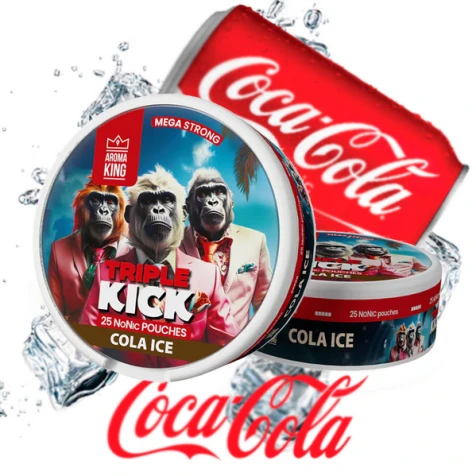 Бездымный табак Aroma King Triple Kick Cola Ice (Кола Лёд)