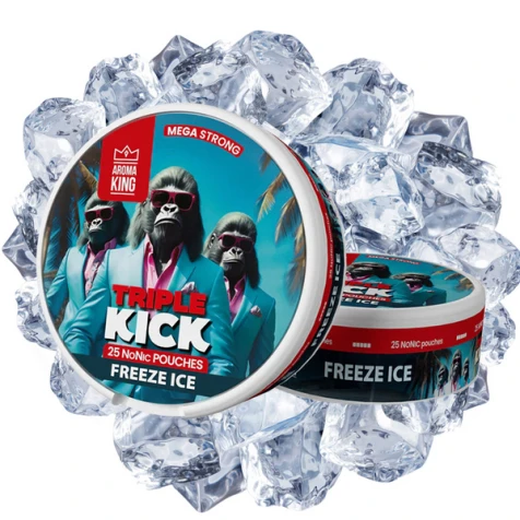 Бездимний тютюн Aroma King Triple Kick Freeze Ice (Фрізі Лід)