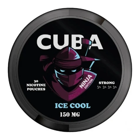 Бездымный табак Snus Cuba Ninja Ice Cool (Лёд Кул)