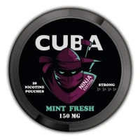 Бездымный табак Snus Cuba Ninja Mint Fresh (Свежая Мята)