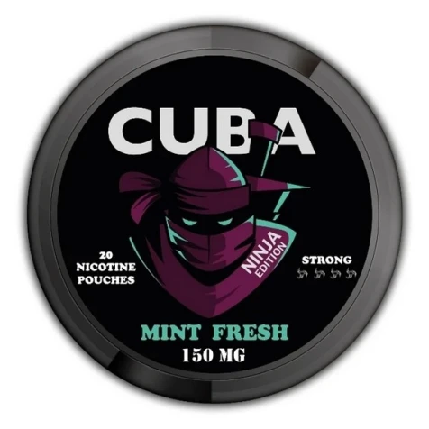 Бездымный табак Snus Cuba Ninja Mint Fresh (Свежая Мята)