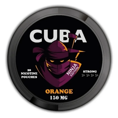 Бездымный табак Snus Cuba Ninja Orange (Апельсин)