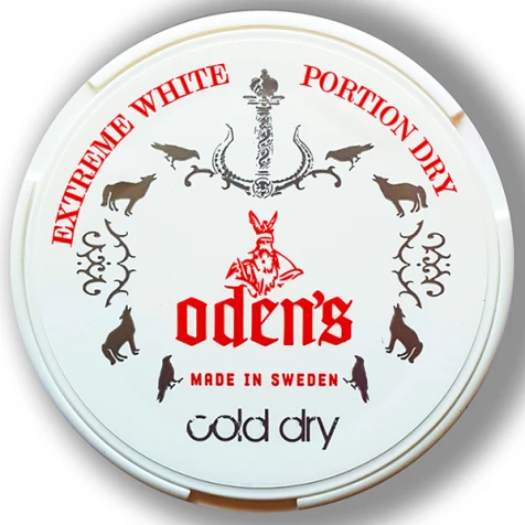 Бездимний тютюн Snus Odens Odens Extreme White Cold Dry