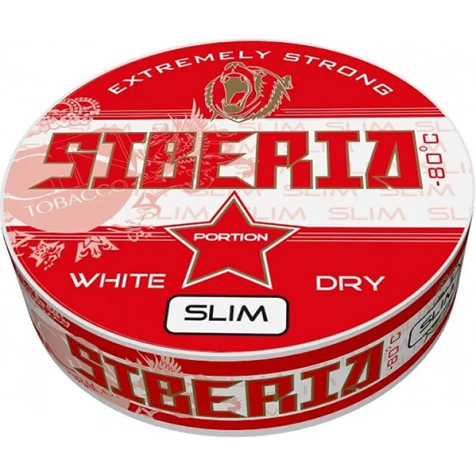 Бездимний тютюн Snus Siberia White Dry Slim