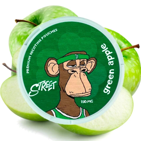 Бездымный табак Snus Street Green Apple (Зеленое Яблоко)