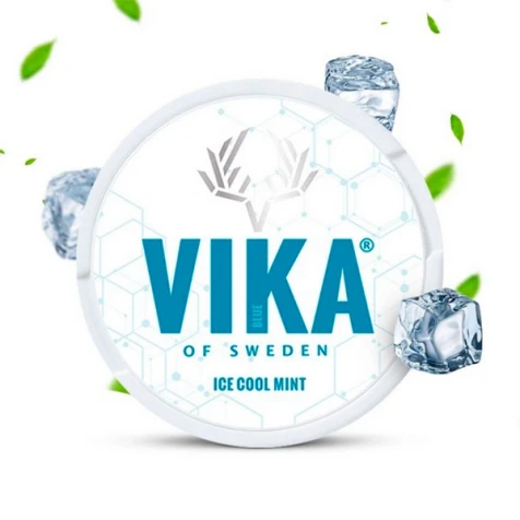 Бездимний тютюн Snus Vika Ice Cool Mint (Айс Кул М'ята)