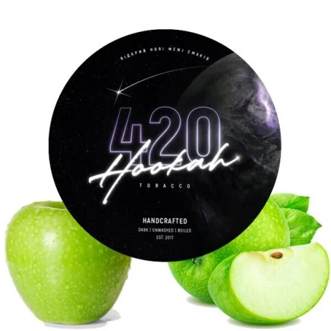 Табак 420 Dark Line Apple Squirt (Яблоко Сквирт) 40 г