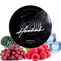 Тютюн 420 Dark Line Ice Grape Berry (Виноград Ягоди Лід) 100 г