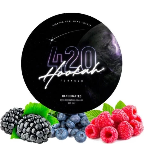 Табак 420 Dark Line Berry Blast (Ягодный Взрыв) 100 г
